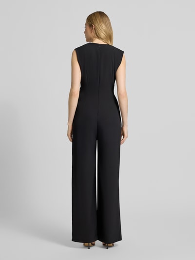 Rinascimento Jumpsuit mit V-Ausschnitt Black 5