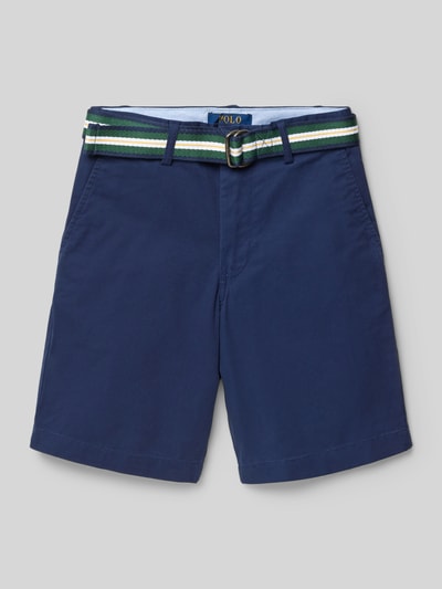 Polo Ralph Lauren Teens Regular Fit Bermudas aus Baumwoll-Mix Modell 'BEDFORD' Marine 1