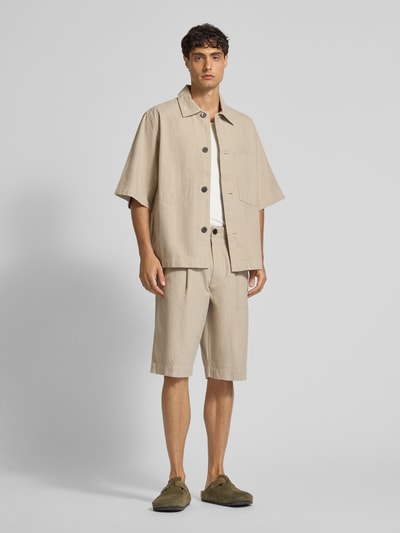 ANNARR Bermudas mit Eingrifftaschen Modell 'HALDEN' Sand 1