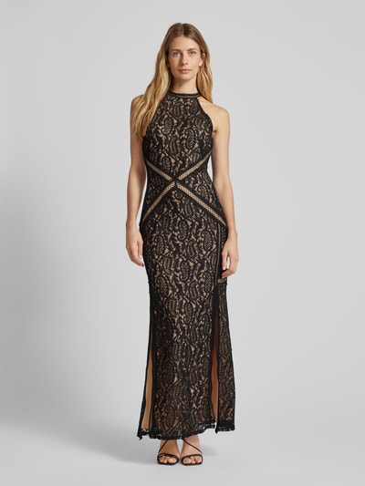 Guess Maxikleid mit Spitzenbesatz Modell 'NEW LIZA' Black 4