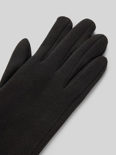 EEM Regular Fit Handschuhe mit Animal-Print Black 2