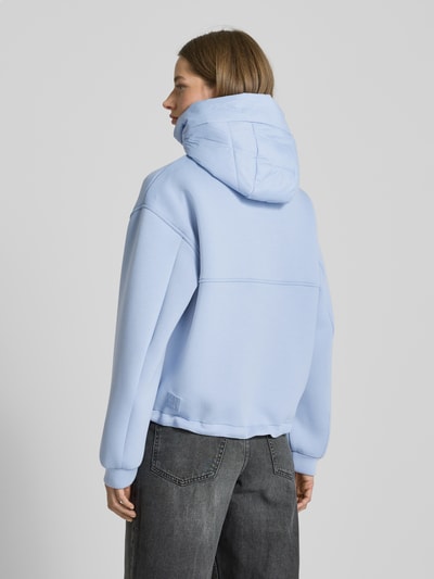 Zero Sweatjacke mit Kapuze Hellblau 5