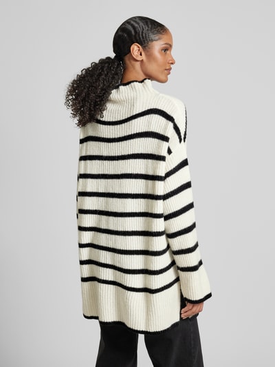 Copenhagen Muse Gebreide pullover met opstaande kraag, model 'BIANCA' Offwhite - 5