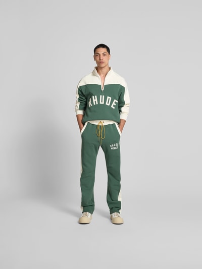 RHUDE Troyer aus reiner Viskose Gruen 1