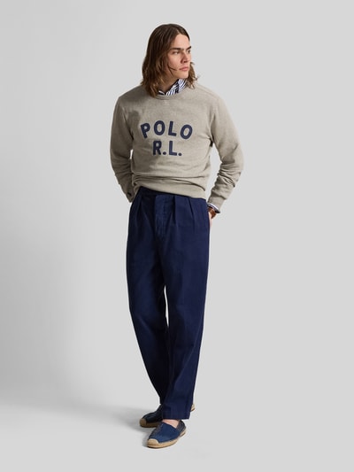 Polo Ralph Lauren Bluza o kroju regular fit z mieszanki bawełny Ciemnoszary 1