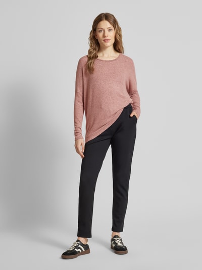 Soyaconcept Gebreide pullover met extra brede schouders, model 'Biara' Rosé gemêleerd - 1