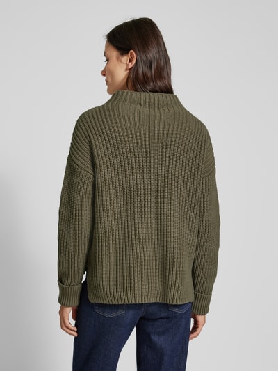 Selected Femme Strickpullover mit Turtleneck Modell 'SELMA' Oliv 5