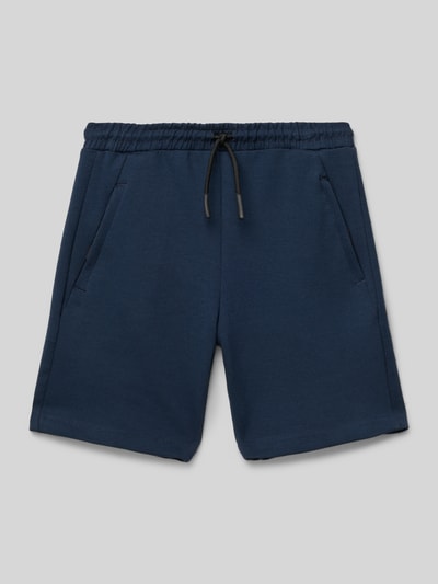Mango Regular Fit Sweatshorts mit Eingrifftaschen Marine 1