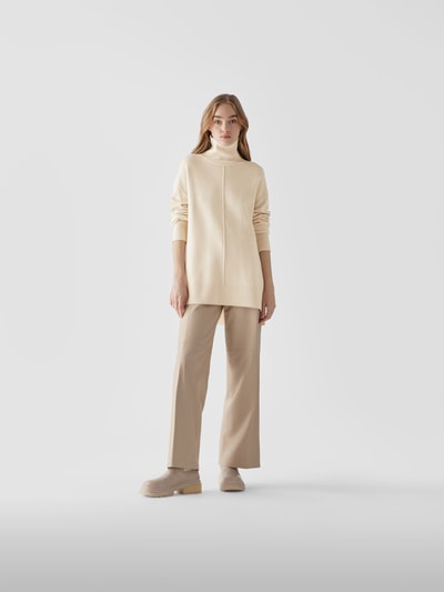 Joseph Rollkragenpullover mit Ziernaht Offwhite 1