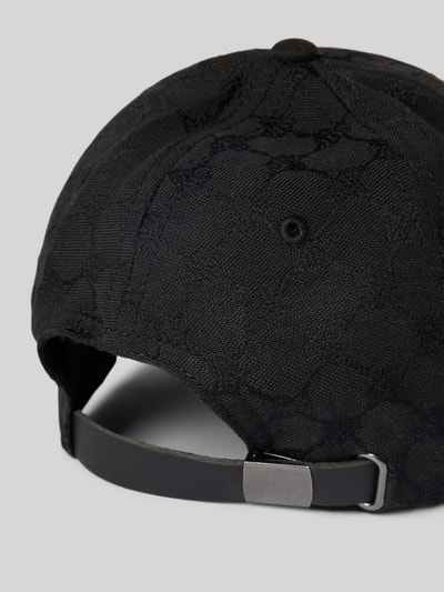 JOOP! Collection Czapka z daszkiem i detalem z logo model ‘Favio’ Czarny 3