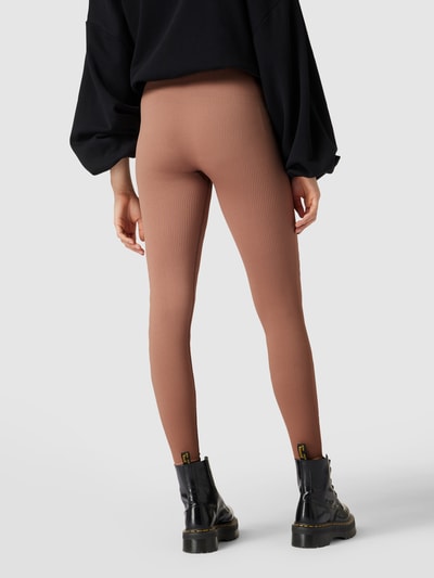 Review Leggings in Ripp-Optik Taupe 5