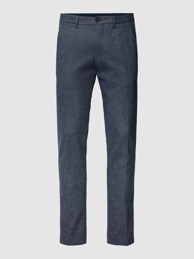 Tommy Hilfiger Broek met steekzakken opzij, model 'Bleeker' Marineblauw - 2