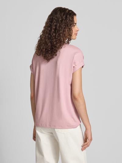ONLY Regular Fit T-Shirt aus Viskose-Mix Modell 'MOSTER' Rosa 5