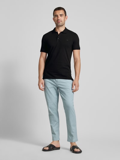 Matinique Poloshirt met labeldetail, model 'MApoleo' Zwart - 1