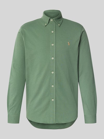 Polo Ralph Lauren Regular Fit Freizeithemd mit Button-Down-Kragen Gruen 2