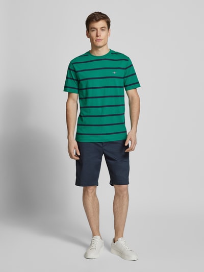 Tommy Hilfiger Regular Fit Shorts mit Strukturmuster Modell 'HARLEM' Marine 1