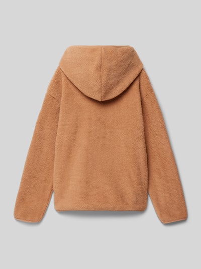 Roxy Hoodie met labelstitching, model 'MY OH MY' Camel - 3