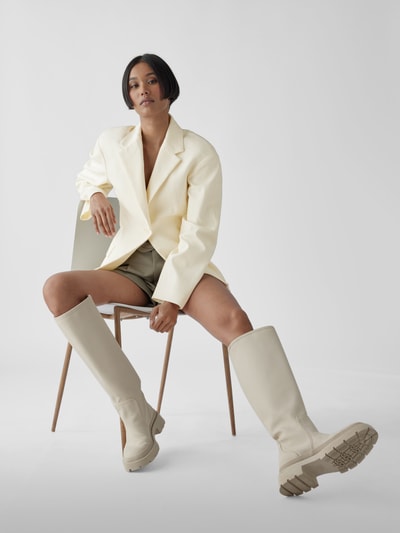 Jacquemus Blazer mit Reverskragen Offwhite 6