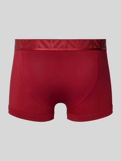 Emporio Armani Trunks mit Label-Bund im 3er-Pack Rot 3