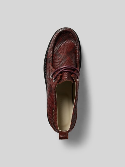 Duke & Dexter Schnürschuhe aus echtem Leder Bordeaux 4