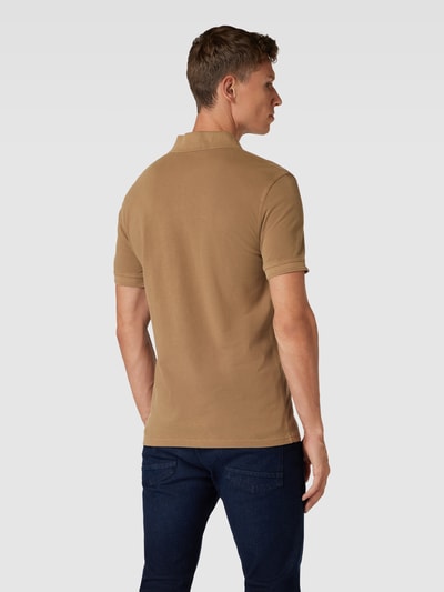 BOSS Orange Poloshirt mit Logo-Stitching Modell 'PRIME' Camel 5