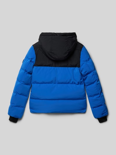 CARS JEANS Gewatteerd jack met labelpatch, model 'BUSHWICK' Koningsblauw - 3