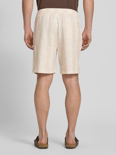 s.Oliver RED LABEL relaxed fit short van puur katoen Beige - 5