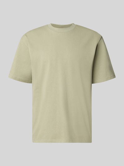 Lindbergh Oversized t-shirt z okrągłym dekoltem Oliwkowy 2
