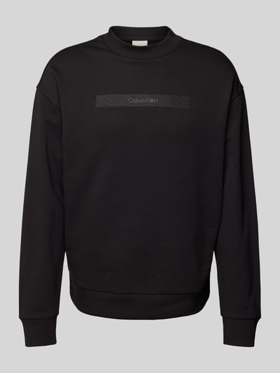 CK Calvin Klein Sweatshirt mit Label-Print Black 1