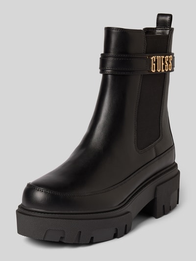 Guess Buty chelsea z aplikacjami z logo model ‘YELMA’ Czarny 1