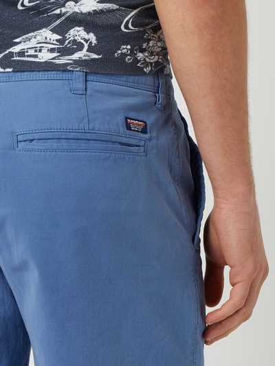 Superdry Chino-Shorts mit Stretch-Anteil Hellblau 3