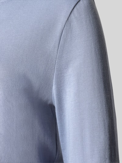 Marc O'Polo Regular Fit Pyjama-Oberteil aus reiner Baumwolle Bleu 2