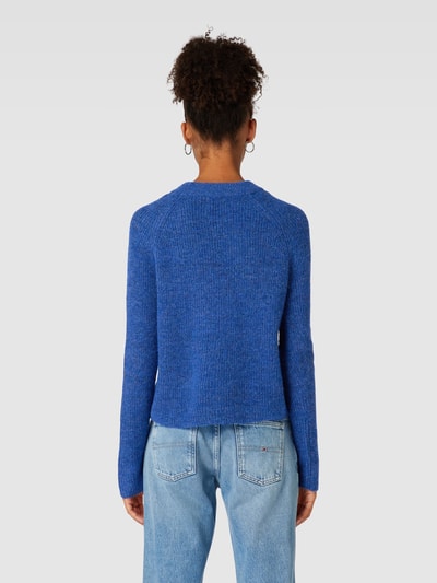 Pieces Sweter z dzianiny z raglanowymi rękawami model ‘ELLEN’ Królewski niebieski 5