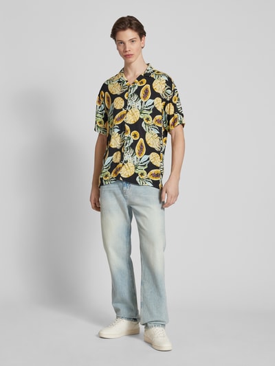 Jack & Jones Regular fit vrijetijdsoverhemd met reverskraag, model 'JORLUKE TAMPA' Zwart - 1