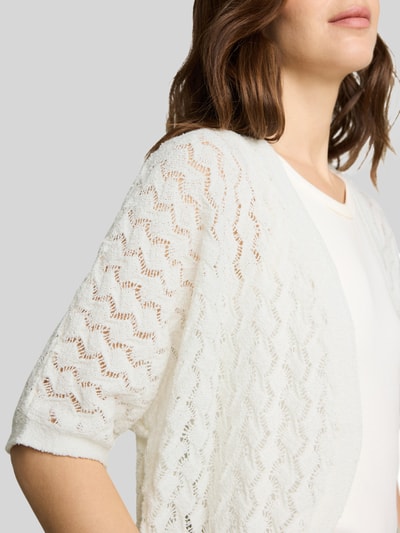 Tom Tailor Oversized Bolero aus Baumwoll-Mix Weiss 3