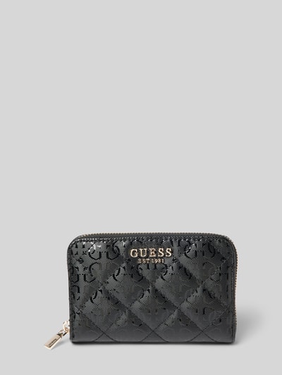 Guess Portemonnaie mit Label-Detail Modell 'LAUREL' Black 1