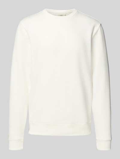 Blend Sweatshirt met ronde hals en logo Offwhite - 2