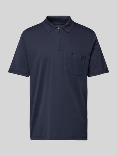 RAGMAN Regular fit poloshirt met borstzak Marineblauw - 2