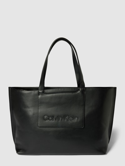 CK Calvin Klein Shopper in Leder-Optik Black 1