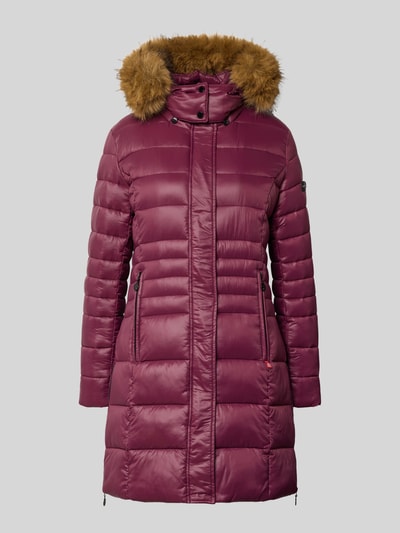 Frieda & Freddies Steppjacke mit Reißverschlusstaschen Modell 'DALIA' Lila 2