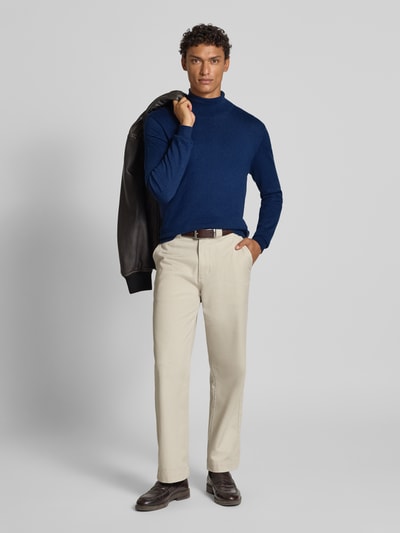 Casual Friday Coltrui met kasjmier Blauw - 1