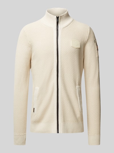 PME Legend Cardigan met opstaande kraag Offwhite - 2