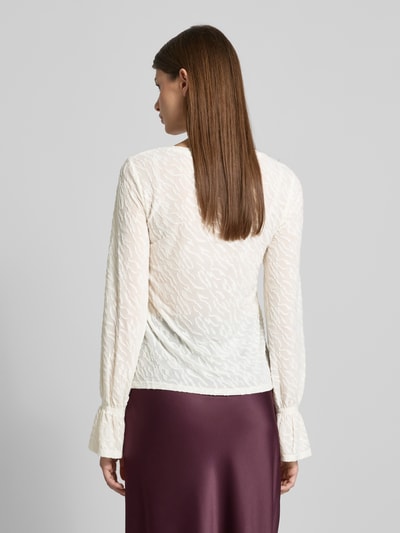 Christian Berg Woman Selection Shirt met lange ballonmouwen Ecru - 5