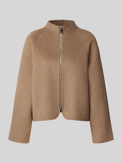 OPUS Relaxed Fit Kurzmantel Modell 'Helisu' Taupe 2