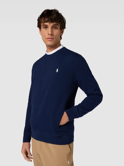 Polo Ralph Lauren Sweatshirt mit Label-Stitching Marine 3