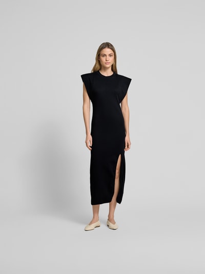 Iro Midikleid in Ripp-Optik Black 4