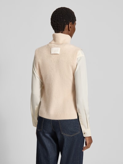 Marella Strickpullunder mit Kaschmir-Anteil und Rollkragen Offwhite 5