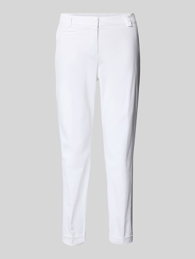 Cambio Slim fit broek met verkort model, model 'STELLA' Wit - 2