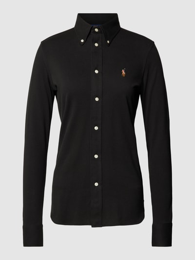 Polo Ralph Lauren Bluse mit Button-Down-Kragen Black 2