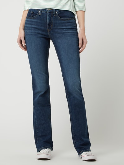 Levi's® 300 Jeansy o kroju shaping bootcut z dodatkiem streczu model ‘315’ Niebieski 4